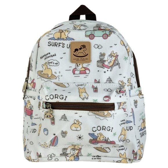 Uma Hana Handbags - Waterproof Corgi Mini Small Travel Backpack
